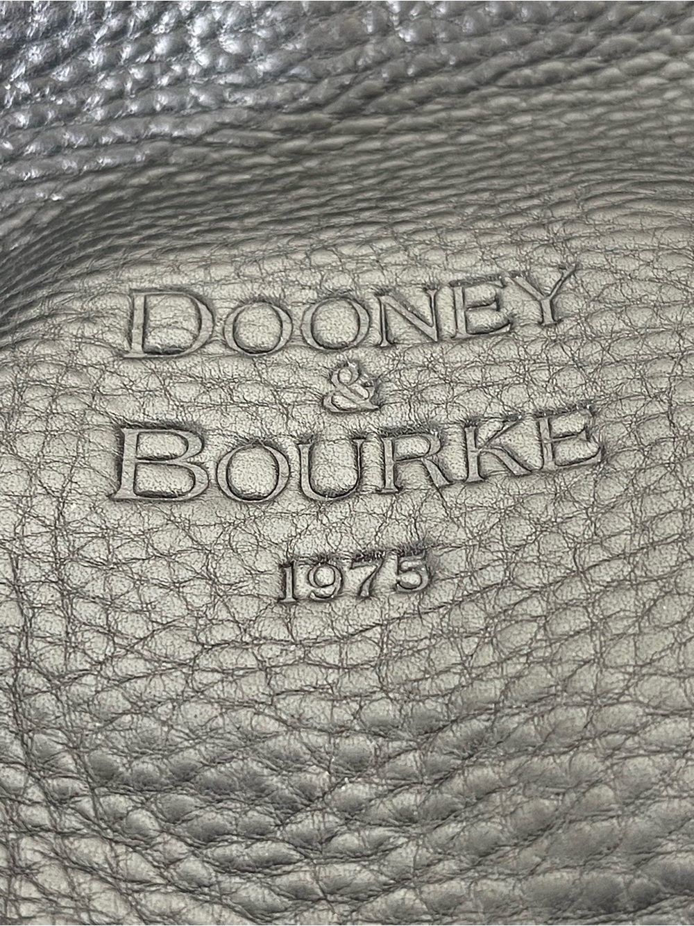 Dooney & Bourke Black Pebbled Leather Hobo Shoulder Bag - Picture 13 of 16